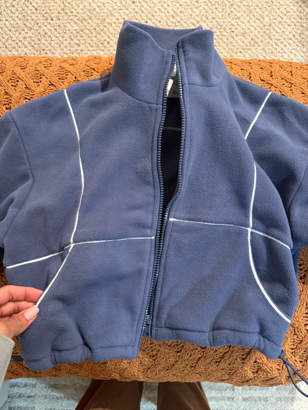 Alo Polar Fleece Bliestone Game-Time Jacket View 3
